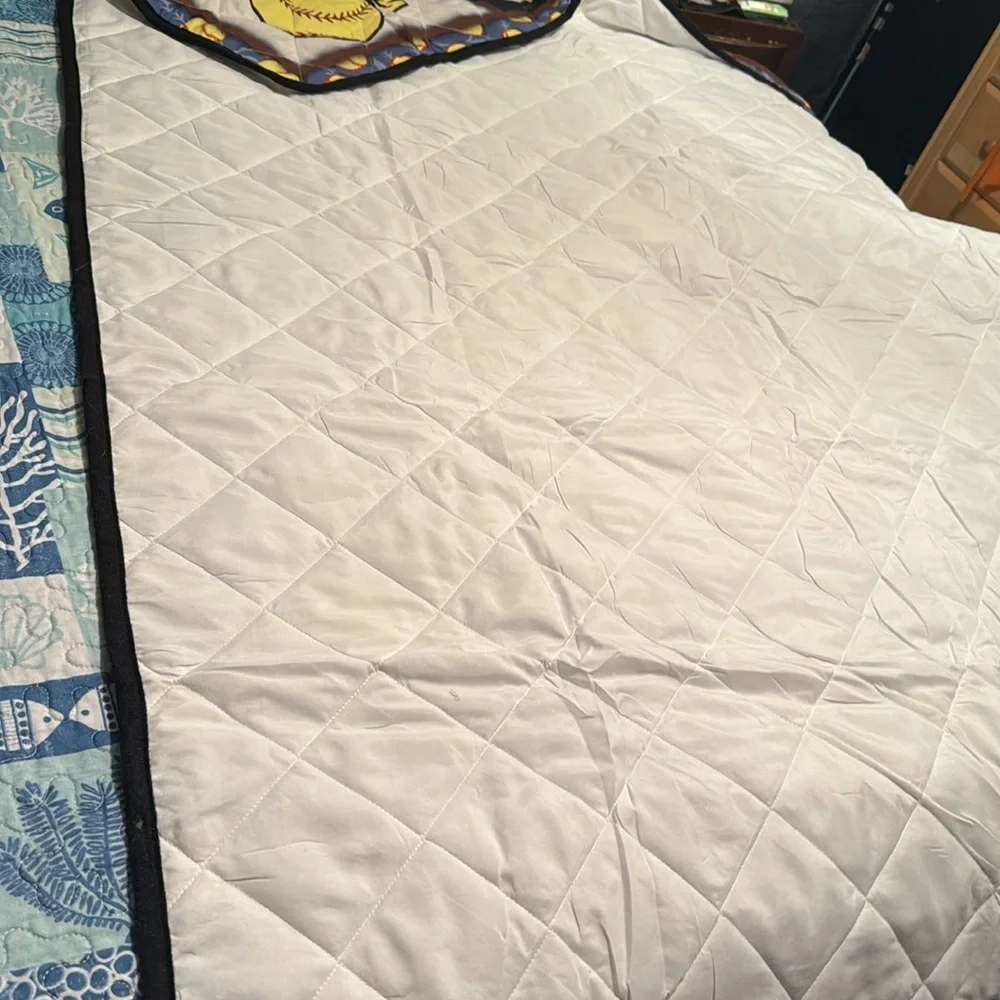 To my Granddaughter Softball Duvet